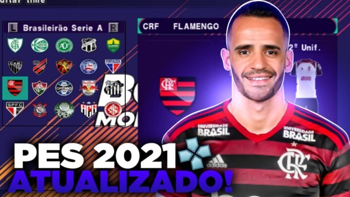 PES 2021 COM BRASILEIRÃO 100% ATUALIZADO