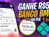 Ganhe R$50,00- Como ganhar dinheiro com banco BMG